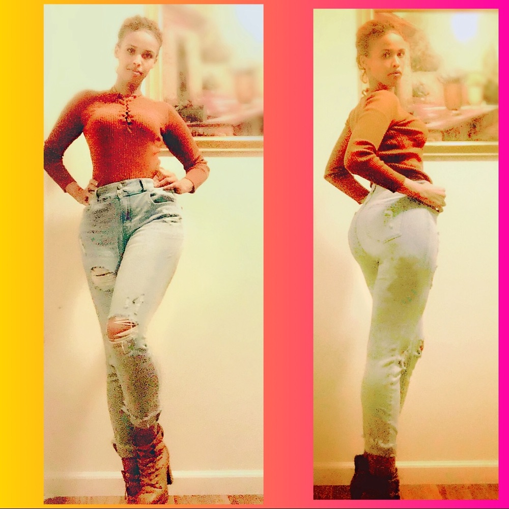 Vintage light wash jeans
